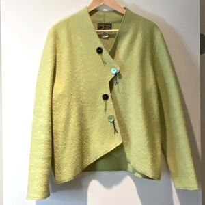 South Wool Chartreuse Jacket size M